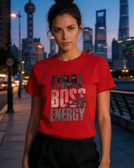 VIBRNT Final Boss Energy tee